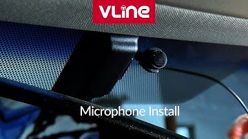 How to install microphone for GROM VLine VL2 CarPlay Android Auto Navigation and Infotainment System