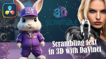 How to Scramble Text cinematically in 3D ✨ (DaVinci Resolve Fusion – No Plugins!)