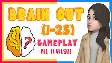 BRAIN OUT LEVELS 1 - 25 | GAMEPLAY