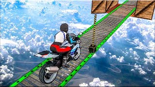 Impossible Bike 3D Tracks - Gameplay Android game - new motorbike game screenshot 2