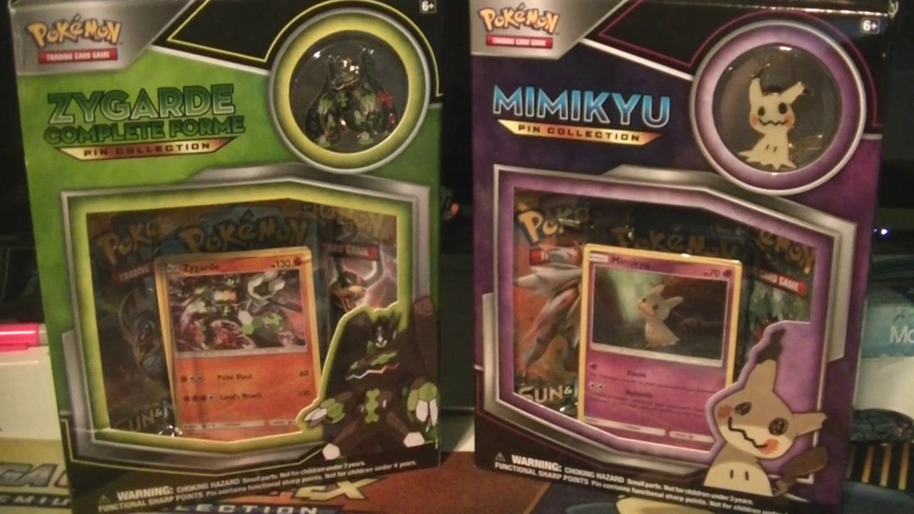 Pokemon TCG Opening!!!  Zygarde Complete Form Pin Collection!!