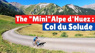 Cycling France The Mini Alpe Dhuez Climb Is Better Col Du Solude Oulles From Bourg Doisans