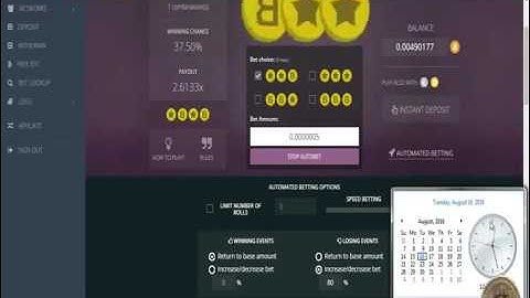 BITSLER 2 5 BTC Hack Bitcoin Autobet Strategy HIGH PROFIT Bot and Script Hack Bitcoin 20171