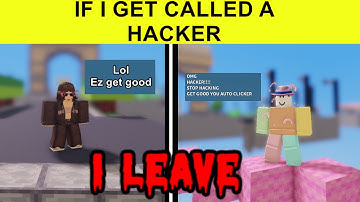 If I Get Called A Hacker The Video Ends... | Roblox Bedwars