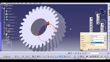 Design of Helical Gear I Tooth Profile in CATIA