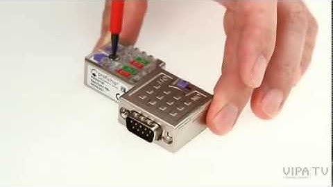 Connecteurs VIPA Profibus/CanOpen/DeviceNet avec LED de diagnostic intégrées en standard