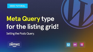 Setting the Posts Query:  How to use the Meta query type