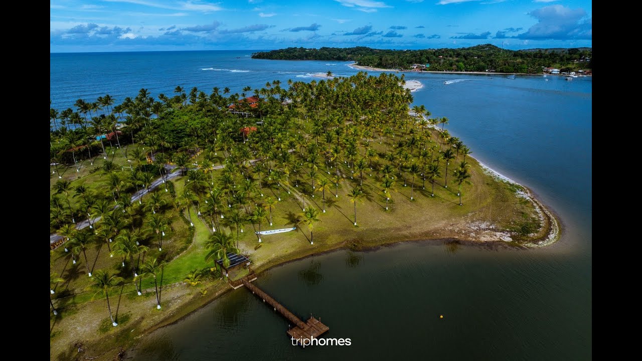 Capa do vídeo de Mansão na Ilha Tropical de Boipeba, Bahia