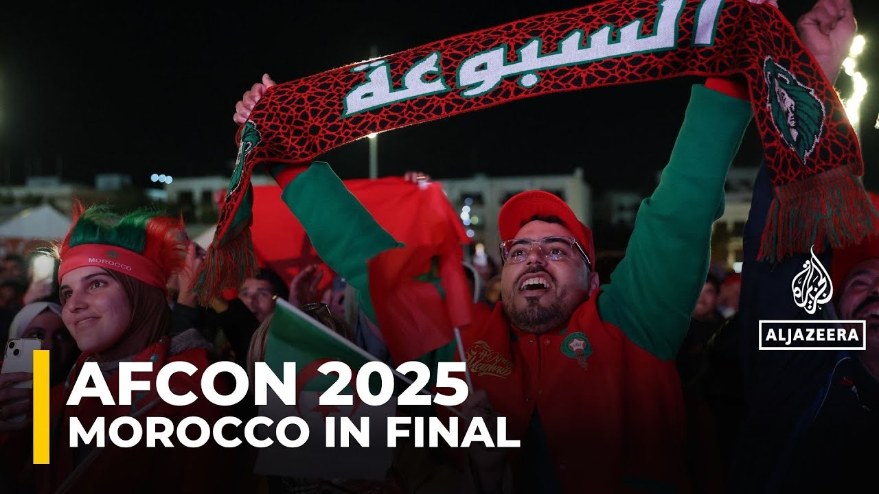 انفجرت الرباط فرحاً بفوز المغرب على نيجيريا وتأهله إلى نهائي كأس الأمم الأفريقية لمواجهة السنغال