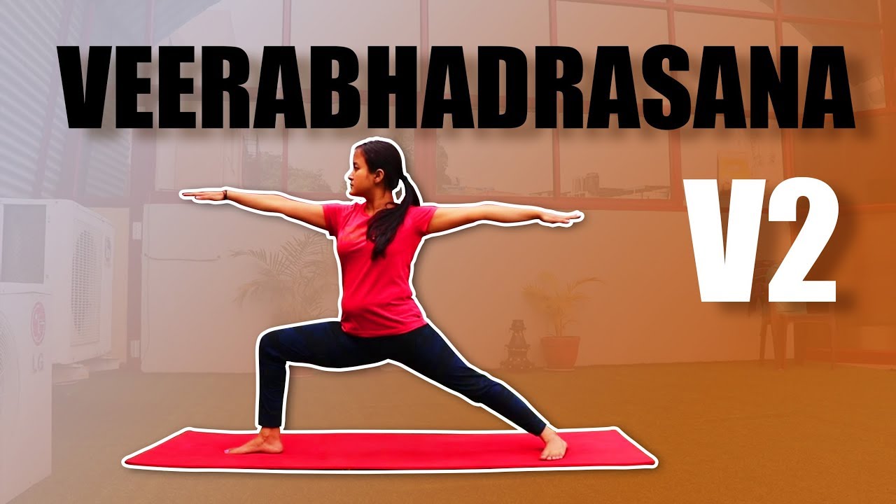 Virabhadrasana Variation 2 | Yoga Posture | Warrior 2 pranayama berlin