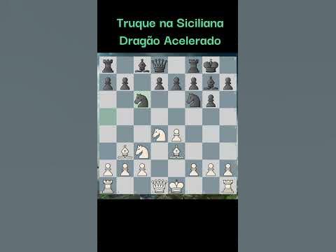 Enfrentando a Siciliana Dragão. #xadrez #chess #abertura #siciliana #a