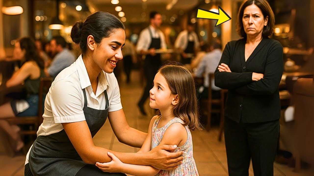 GARÇONETE É DEMITIDA POR AJUDAR UMA MENINA, MAS NO DIA SEGUINTE UM MILIONÁRIO APARECE