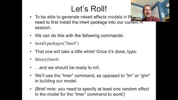 Lingstats - Lecture #30 - Linear Mixed Effects Models, part 2