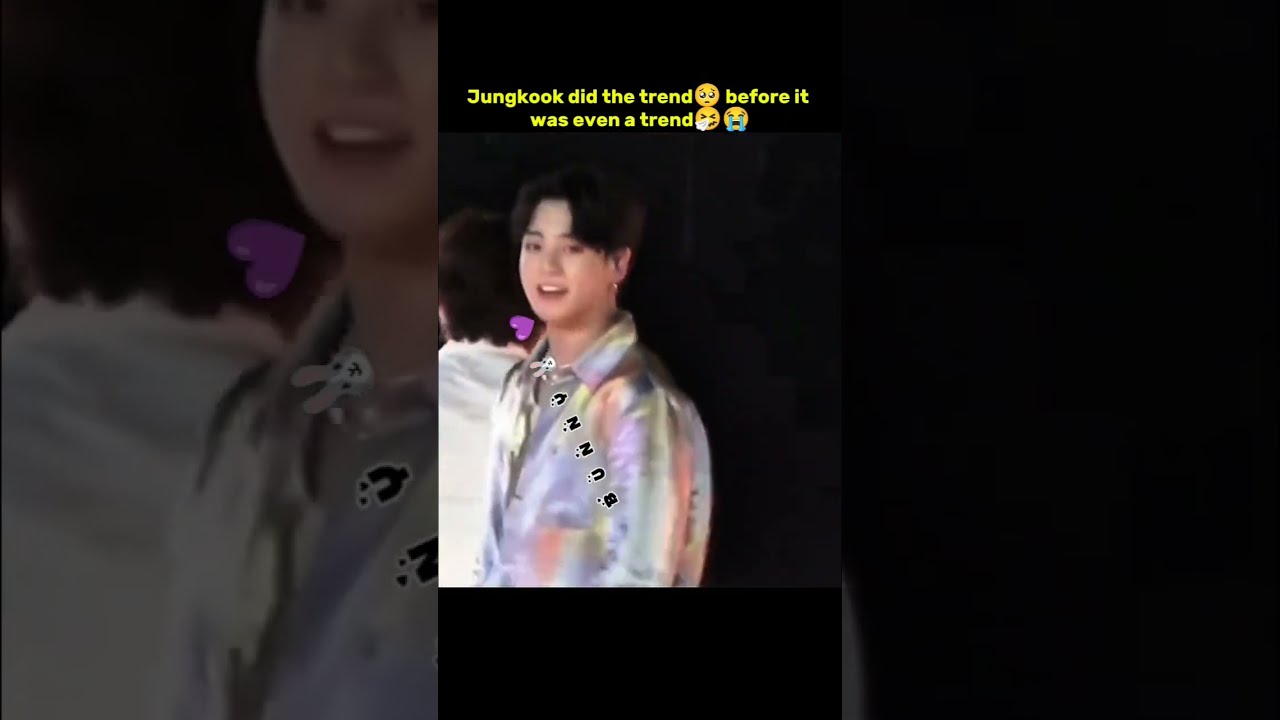 Jungkook Did The Trend Before It Was Even A Taehyung Shorts Iu Youtubeshorts