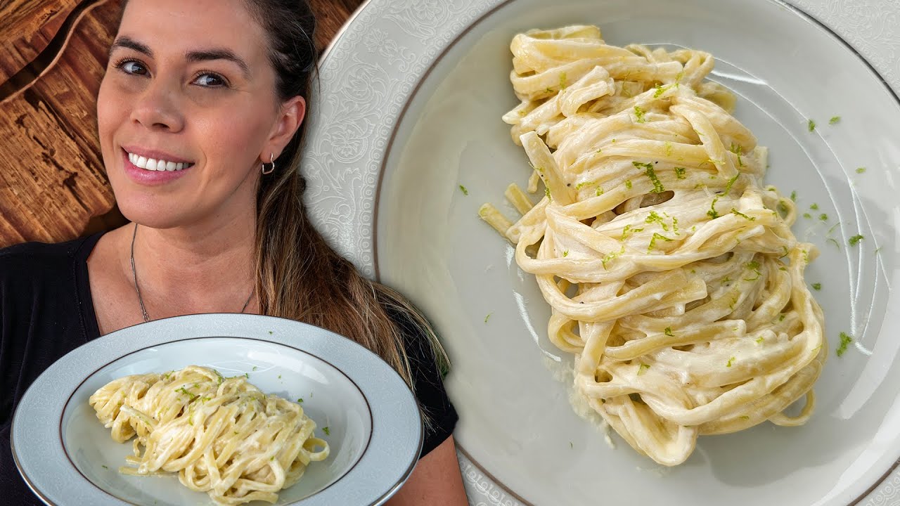 MACARRÃO CREMOSO DE LIMÃO EM MENOS DE 15 MINUTOS !