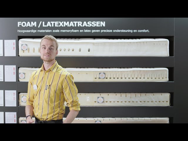 Een goede matras - Foam & Latex matrassen | Helpt - YouTube