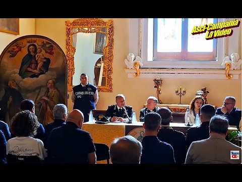 Video Teano consegna Pala d'Altare Madonna col Bambino, con Sant'Antonio Abate e Caterina dAlessandria