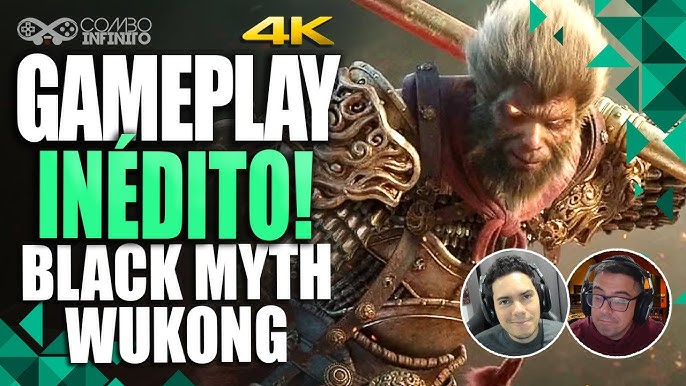 INACREDITÁVEL! NOVO GAMEPLAY BLACK MYTH: WUKONG NA UNREAL ENGINE 5