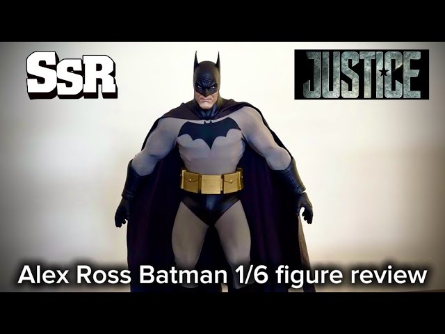 SSR toys 1/6 scale Justice figure (Alex Ross Batman) unboxing and