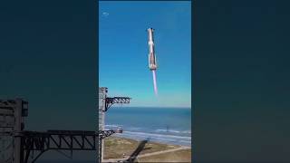 Starship Flight 7 Booster Landing Is Pure Insanity! 🚀🔥 #starship #space #shorts