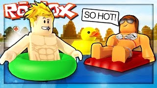 Roblox Adventures - THE BIGGEST POOL PARTY! (Roblox Pool Tycoon)