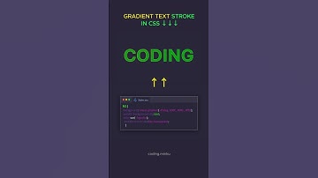 Gradient Text Stroke In CSS ✨ #css3