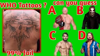 Wwe Quiz-Can you guess all superstars name by Their new tattoos 2021 ? screenshot 4