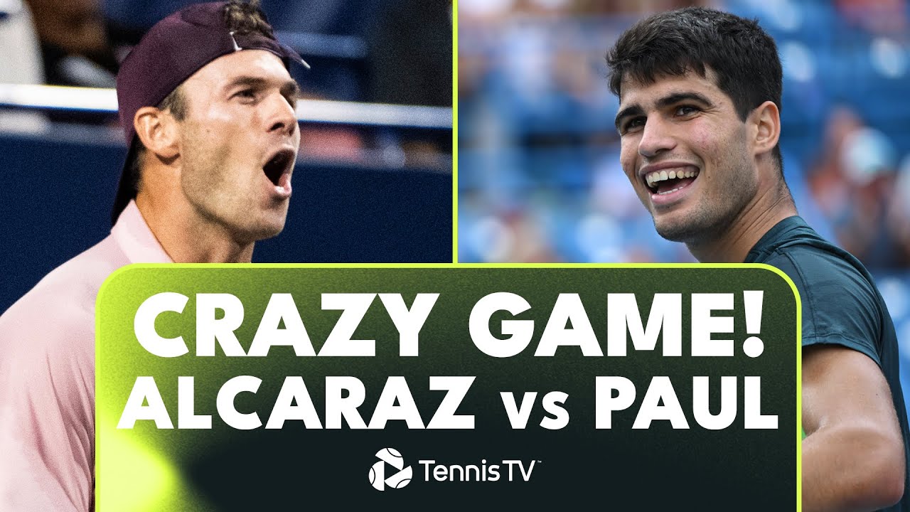 Every Point From WILD 15 Minute Game Alcaraz Vs Paul Cincinnati Every point from wild 15 minute game alcaraz vs paul cincinnati