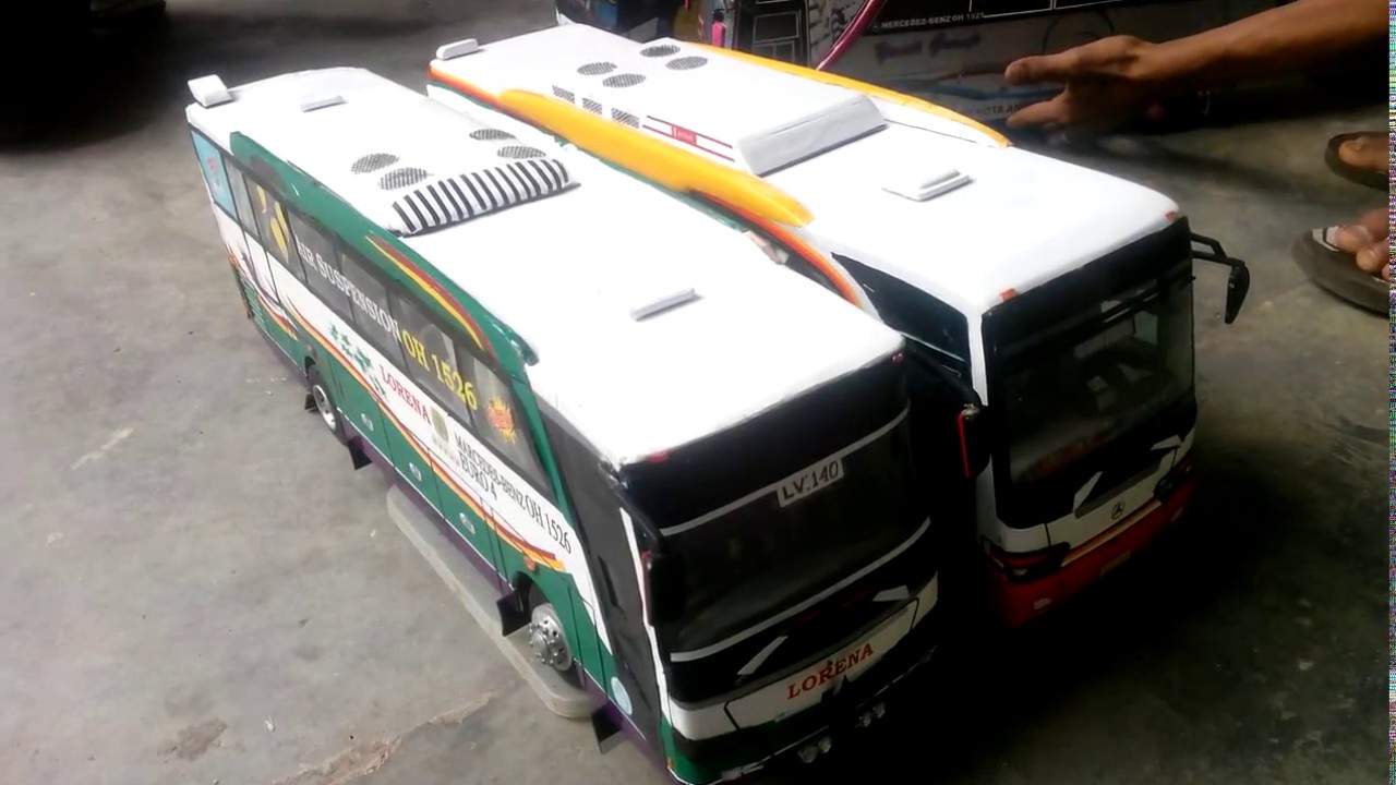 Miniatur Bus Lorena Gumarang Jaya Yanti Group Dan Npm YouTube