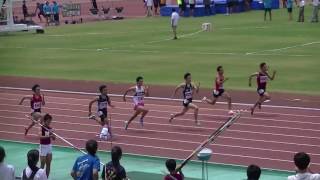 20170624中部陸協記録会男子100m6組