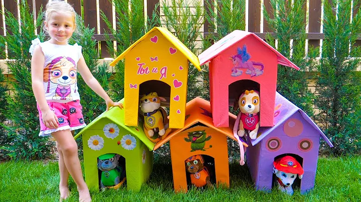 Stacy builds new playhouses for her favorite toys