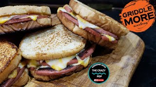 Fried Bologna Sandwiches on the Blackstone Griddle