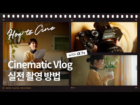Cinematic Vlog 실전 촬영 방법! │ a7M4 │ How to Cine with 감송필름