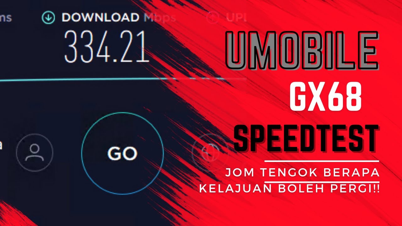 Gx68 Umobile Laju Sangat Ke Jom Tengok Speedtest Jam 1 Petang Youtube