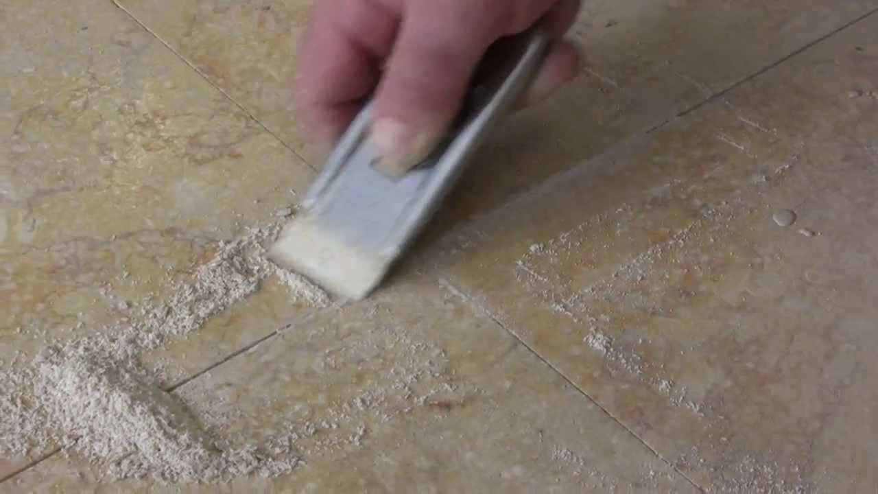 Come Stuccare un pavimento già levigato e lucidato - YouTube
