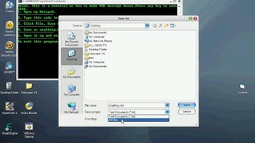 How to make a error box on your computer (vbs message box)