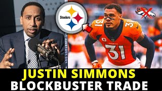 🔥GREAT DEAL: JUSTIN SIMMONS MOVES TO PITTSBURGH, NEW ERAOF DOMINATION!