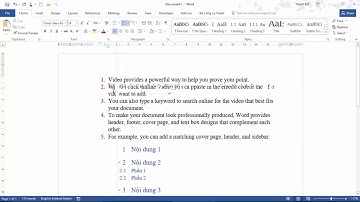 Làm chủ Word 2016 từ cơ bản đến nâng cao || sona kênh || Bài 07  Định dạng các loại danh sách outro