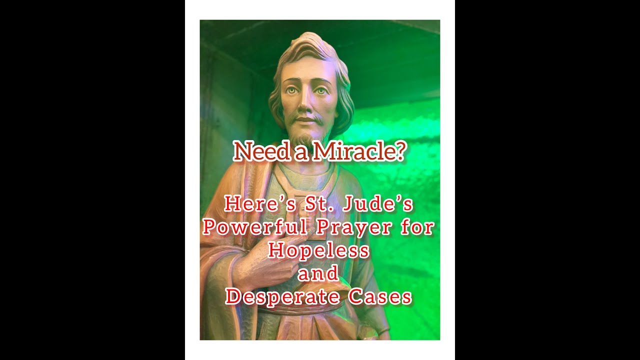 Saint Jude Thaddeus Saint of the Impossible! Here's St. Jude's