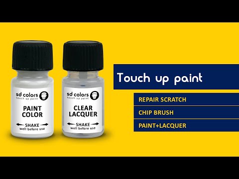 Paint Touch Up Bottles With Brush