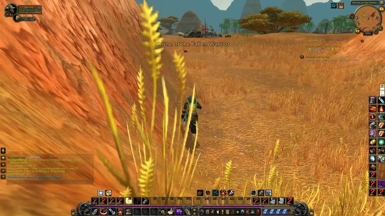 WOW Cata Quest 'Disciples of Naralex - 26878' Horde on a PS