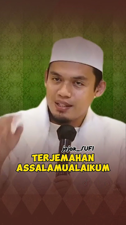 Terjemahan assalamualaikum.... #buyaarrazyhasyim