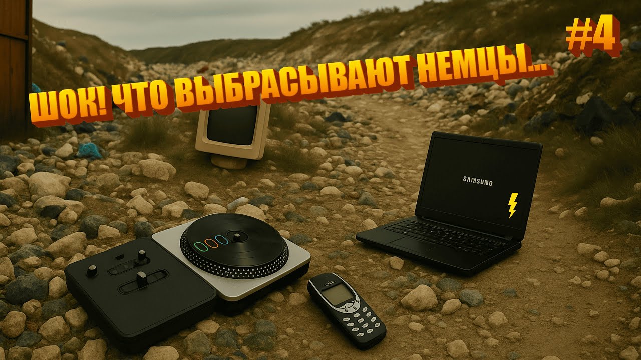 НАШЛИ СУМКУ С ТЕЛЕФОНАМИ что выбрасывают немцы? Большой выпуск...