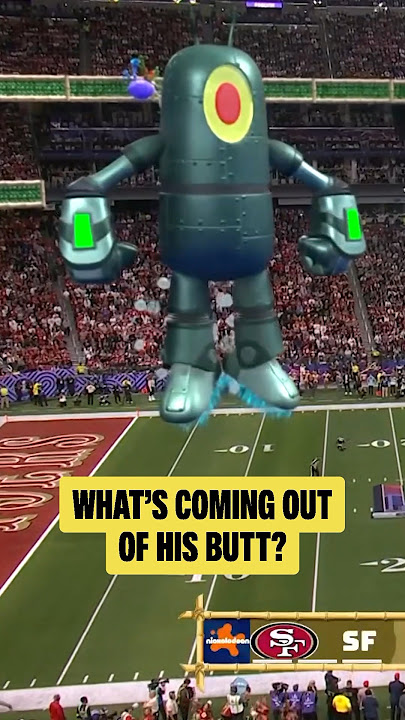 A Giant Robot Plankton?! #SuperBowl