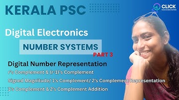 Number Systems | Binary Number Representation | Binary Arithmetic | Digital Electronics | Kerala PSC