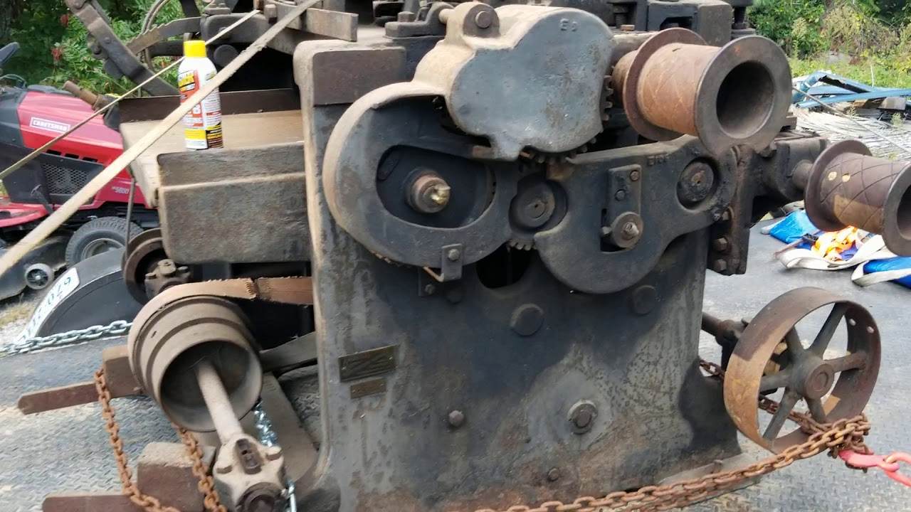 American woodworking machinery 26 double head planer 