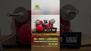 VENDO Conjunto Digital impressora Oki Pro 1050 + corte Label Cut + Laminadora Reinaflex para rotulos