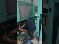 Chiller machine Compressor power connection #chillersystem #RAC#HVAC #coldroom #freezer #blast