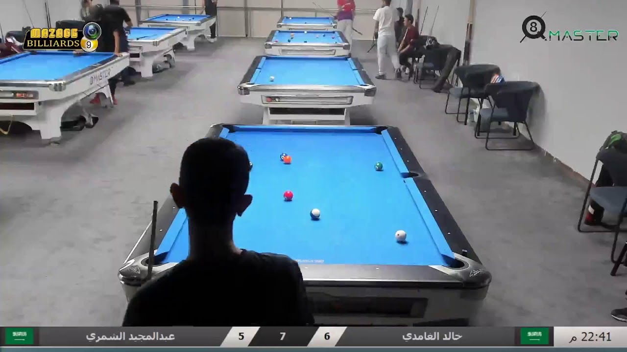 بطولة نادي كيو ماستر الافتتاحية 2022 الرياض / مباراة التأهل / خالد الغامدي vs عبدالمجيد الشمري