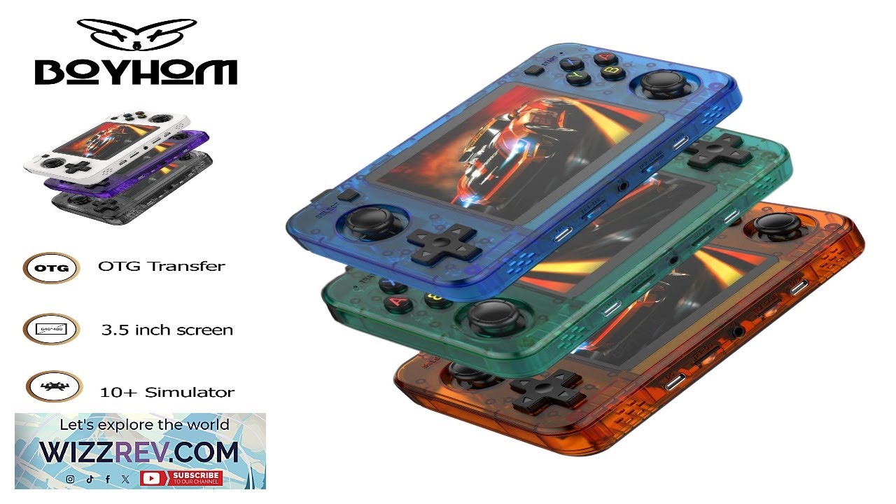 128G 20000+ игр R36H Ретро портативная игровая консоль, горизонтальная консоль с 2